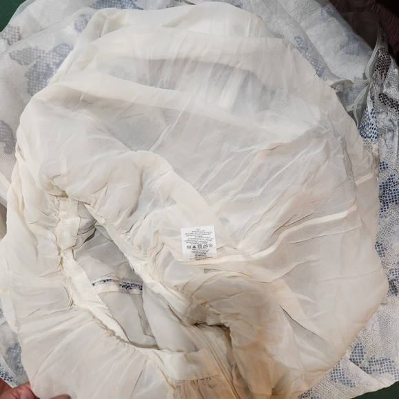 Tory Burch Jacquard Cloque Dahlia Ivory Gown Dress Formal - Picture 8 of 11